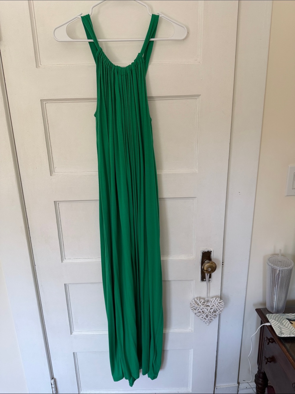 Velvet by Graham & Spencer Emerald Green Sleeveless Maxi Dress